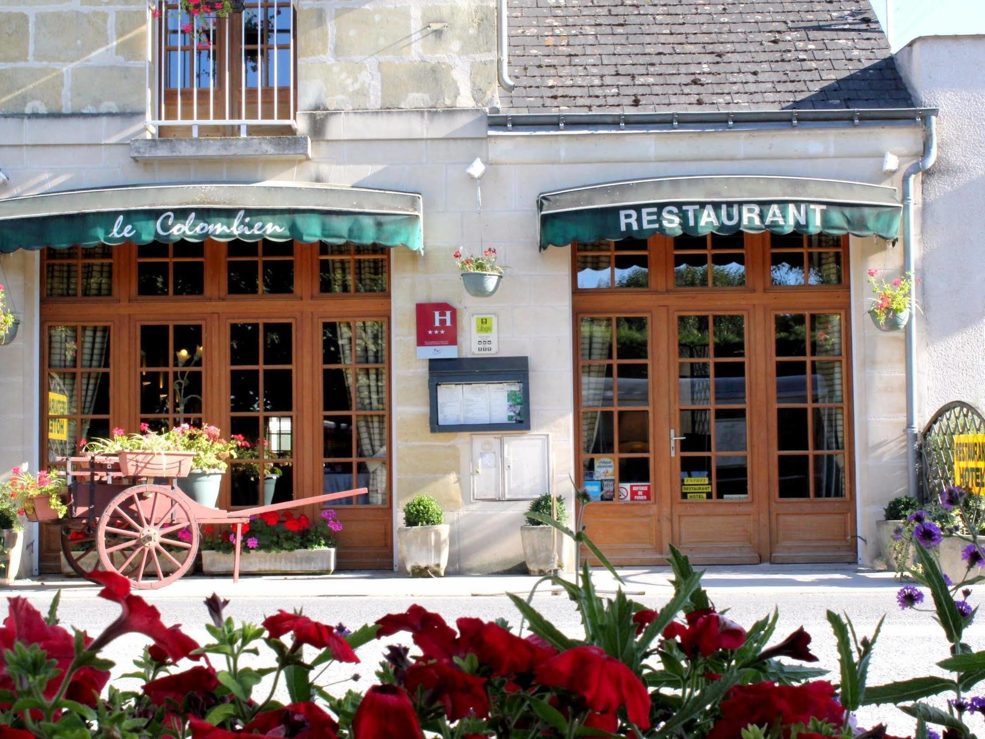 Logis Auberge Le Colombien - Hotel Et Restaurant Villandry Exterior foto